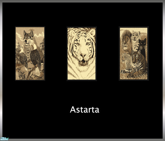 Sims 2 — Animal wallhangings by Astarta — 