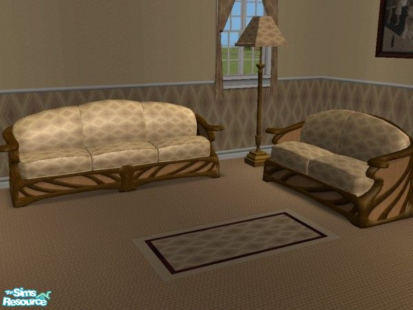Sims 2 — Beige Diamond Bedroom Set - Sofas by hatshepsut — Part of the Beige Diamond Bedroom Set.