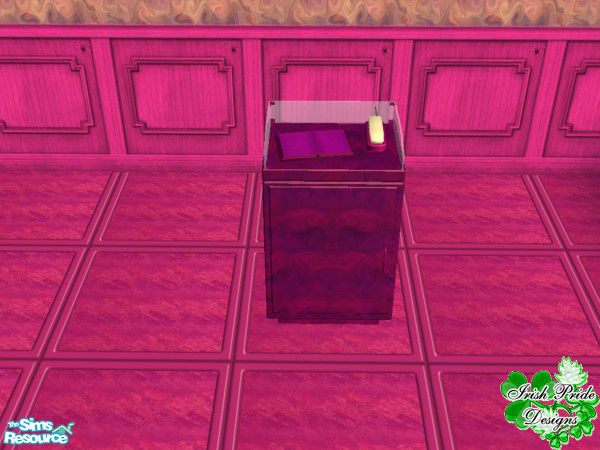 Sims 2 — Purple Passion Bakery - Podium by Irish Pride — The podium for the purple passion bakery.