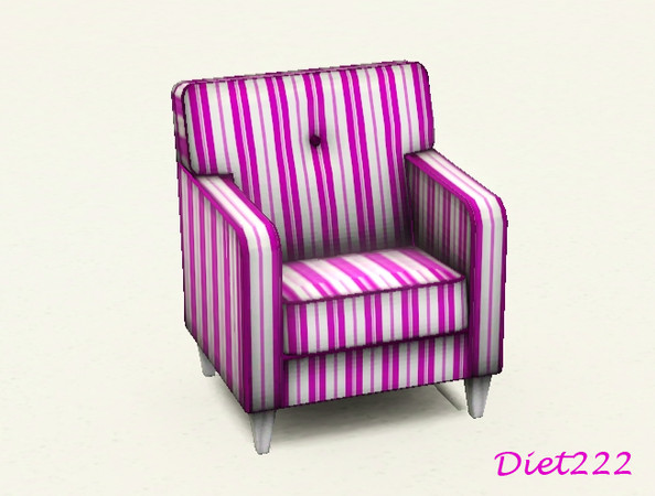 Sims 3 — A Pink Chair by Diet222 — A Pink Chair. Put it on your living room, or anywhere! By Diet222 Matching Sofa -