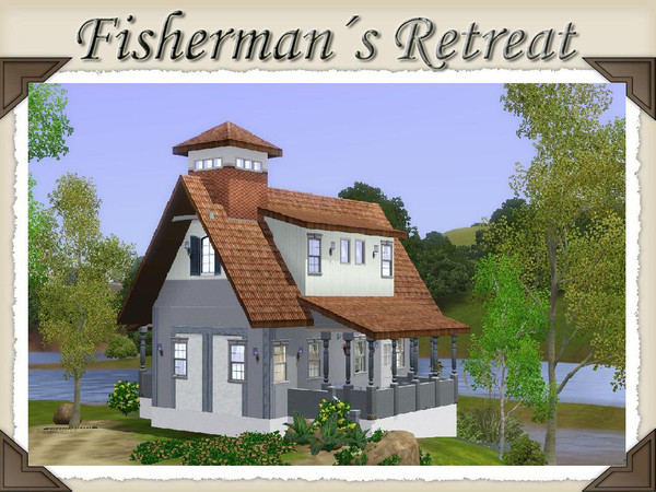 Sims 3 — Fishermans Retreat by srgmls23 — A simple home, but without ceasing to be charming for the sim who loves the sea