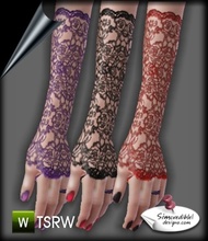 Sims 3 — SIMc Lace Gloves plus nails by SIMcredible! — by simcredibledesigns.com available at TSR