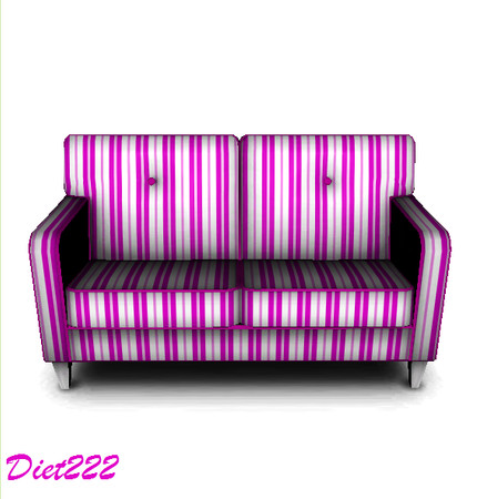 Sims 3 — A Pink Sofa by Diet222 — It's a pink sofa for your living room. By Diet222 Matching Chair -