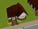 Sims 3 — Beautiful Starter by duochanfan — A beautifully decorated home, outside and inside. Living room, kitchen and