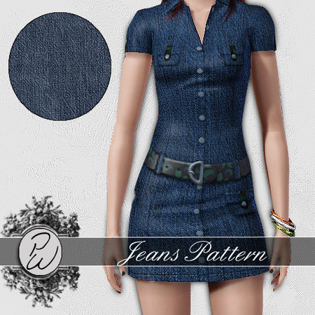 Sims 3 — Jeans Pattern by PatternWitch — Jeans Pattern by PatternWitch@TSR