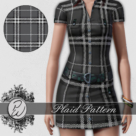 Sims 3 — Plaid Pattern by PatternWitch — Plaid Pattern by PatternWitch@TSR