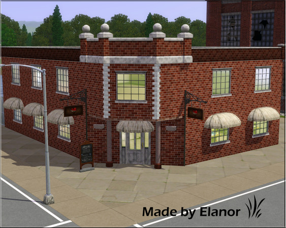 Sims 3 — Shady Joe's Consignment Store by elanorbreton — This used to be a nice restaurant until some dodgy characters
