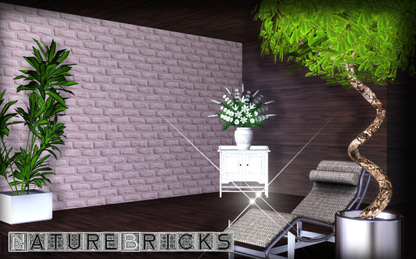 Sims 3 — Nature Bricks by TSR Archive — Pattern made by Pralinesims for TSR