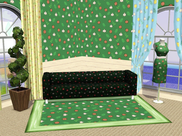 Sims 3 — flowers and leafs by maxi king — 