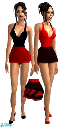 Sims 2 — Ruffled Undies with Cut-Away Skirt by Grizzelda — Just as you may expect. Tons of ruffled undies hidden (sort