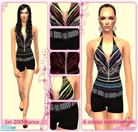 Sims 2 — Set 200 Bianca by Lianaa — Set 200 Bianca - casual clothes for adult female