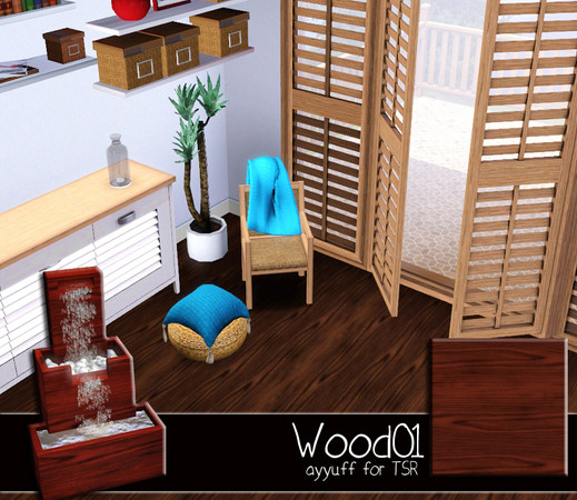 Sims 3 — Wood Pattern01 by ayyuff — 