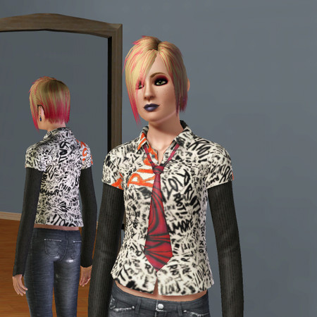 Sims 3 — Paramore-Riot by The7thNight — Cover art from Paramore's album Riot