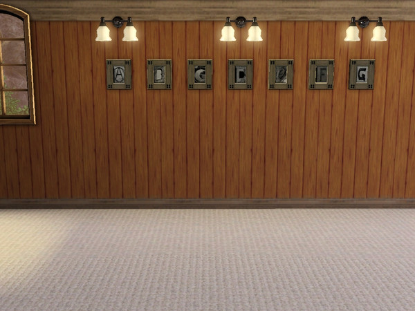 Sims 3 — Alphabet letters Paintings by SweetTrinity — This is a whole set of letters of the alphabet to create your own