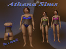 Sims 3 — Sheer and Satin Baby Doll Nightie by athena31 — Satin and Sheer Fabric Baby Doll Teddy