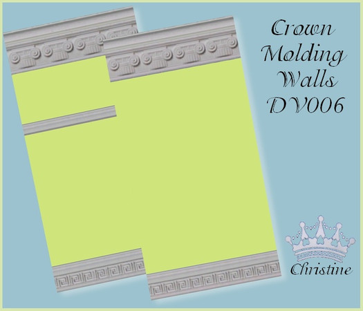 Sims 3 — Crown Molding For Walls Set - 06 by cm_11778 — New crown molding for your Sims homes. As always, I hope you and