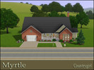Sims 3 — Myrtle by Countrygirl1 — Myrtle - 2 Bedroom, 1.5 Bath home. Comes complete with attached garage, kitchen, dining