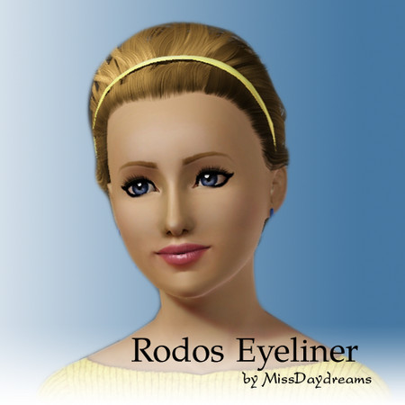 Sims 3 — Rodos Eyeliner by MissDaydreams — Rodos Eyeliner - winged eyeliner for every ocassion