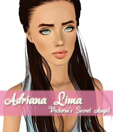 Sims 3 — Adriana Lima by HaveALovelyDay — Skin -