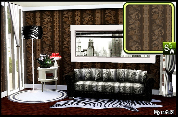Sims 3 — Themed04 by autaki — pattern by autaki