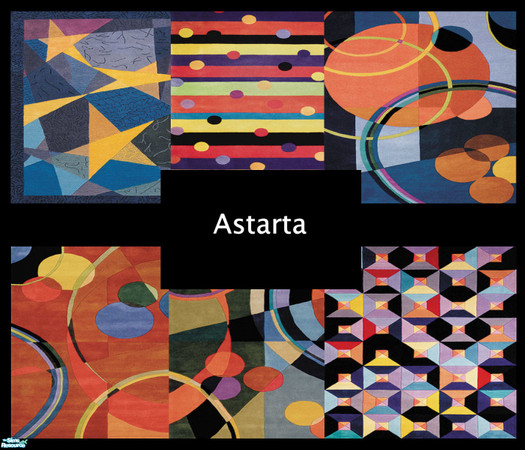 Sims 2 — Freaky by Astarta — Just some freaky crazy multi colored rugs :)