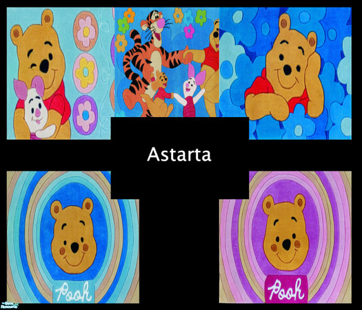 Sims 2 — Winnie the Pooh part 2 by Astarta — More Winnie the Poh rugs, they were the those who diden't look just right