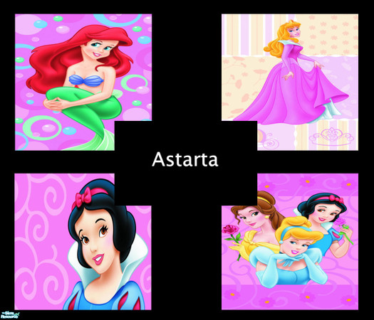Sims 2 — Disney Princesses by Astarta — Which girl don't love princesses, and specially Disneys many princesses, here a