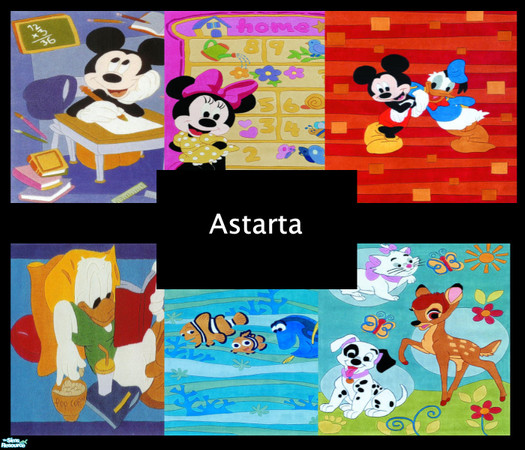 Sims 2 — Disney by Astarta — Disney rugs for all Disney lovers young or old.