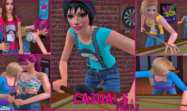 Sims 2 — Casuals Part 2 by pretty_baby — 5 casual outfits. Part 2. Requires No mesh..and NO expansion pack. Maternity