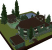 Sims 3 — Green Attack by shinigamipico — Love the color green? Well, this house is the choice for you! With at least a