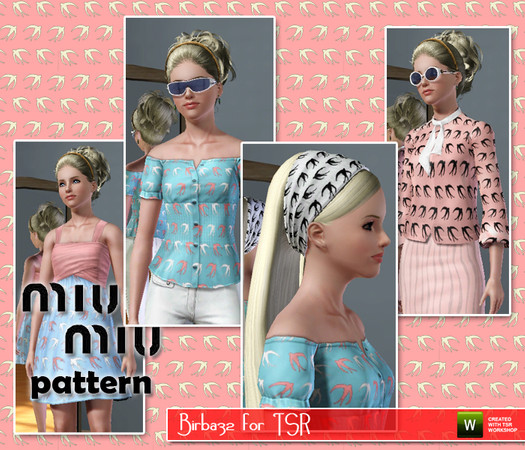 Sims 3 — B32_pat_miumiubird2 by Birba32 — B32_pat_miumiubird2