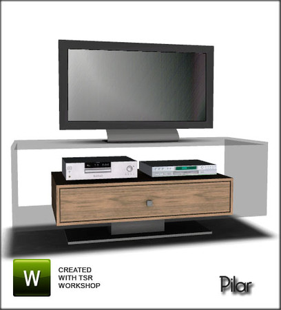 Sims 3 — OfficeFancyTV by Pilar — Creado por Pilar para los sims3