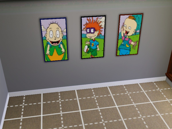 Sims 3 — Rugrats Posters by daphney1230 — Here they are the babies we know and love, Tommy, Chuckie, Phil and Lil... THE