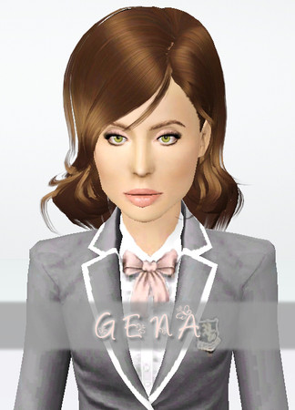 Sims 3 — Gena by HaveALovelyDay — Hair - http://www.peggyzone.com/Sims3Detail.html?id=000135&amp;sortId=01 - Skin -