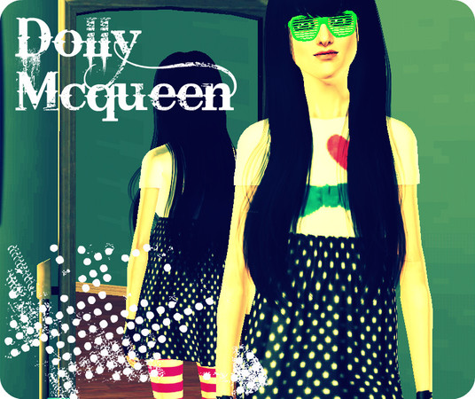 Sims 3 — DOLLY MCQUEEN by cheungjorsi — my new sim bwahahhaahah