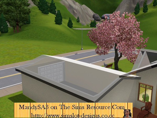 Sims 3 — Glass roof by MandySA3 — I don't think I have seen any glass roof made for the Sims 3 although it is a bit