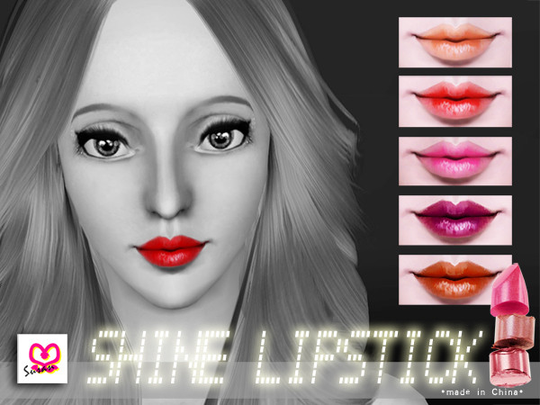 Sims 3 — Shine Lipstick by Susan372 — [[Unisex]]