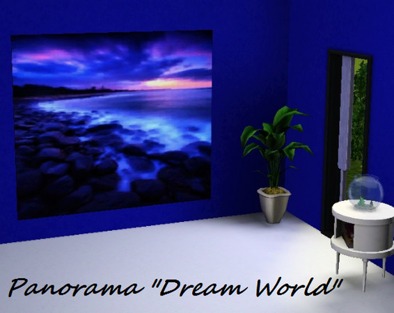 Sims 3 — Dream World by Princezz89 — A colorful Wallart of an Fantasy Landscape. Hope you like ;) Enjoy!
