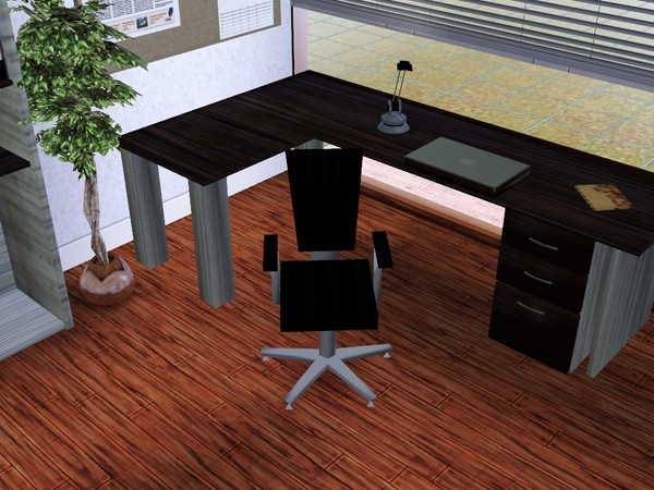 Sims 3 — Offeice Swantje Chair by CaliDea — Chair Swantje
