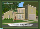 Sims 2 — Crescent Ridge Drive by missy_sceeter — Cute & spacious, this is a great contemporary style Sim home. 1st fl