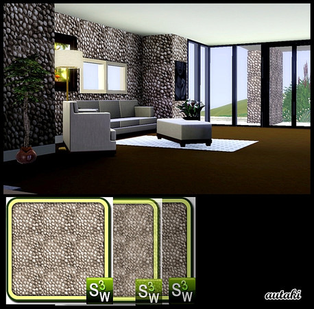Sims 3 — Rock & Stone06 by autaki — pattern by autaki