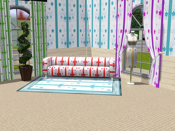 Sims 3 — blue flowers by maxi king — 