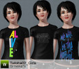 Sims 3 — Twloha T-Shirts 02 // (Young) Adult Female by lunardice — Collection of shirts from twloha that are for Y/Adult