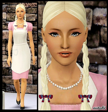 Sims 3 — Maidd by autaki — Thank!! Skin tone by subaki http://www.mediafire.com/?mwemwrwmbjj. special thanks to all TSR