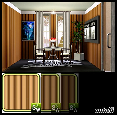 Sims 3 — Wood16 by autaki — Pattern By autaki