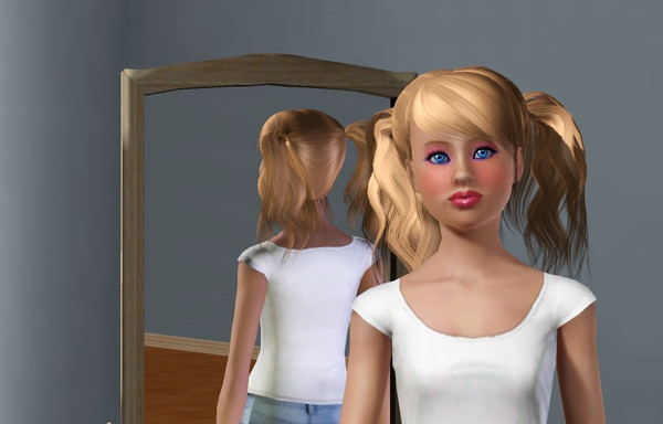 Sims 3 — Becky by bucklewink — Hair at Club Crimsyn by Gelydh Beautiful eyes by Briddy G Default eyes at Mod the sims