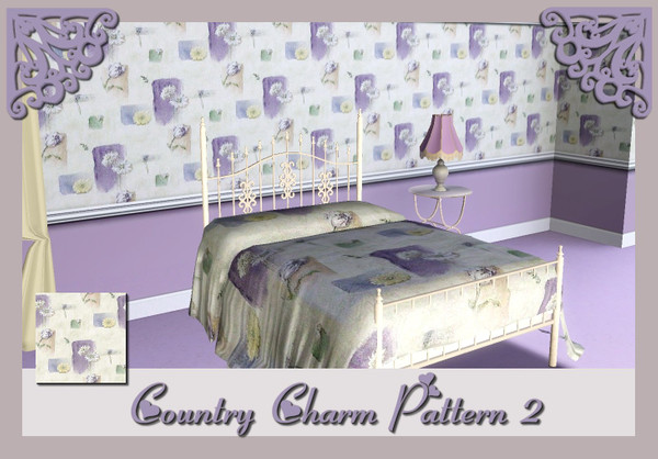 Sims 3 — Country Charm Pattern 2 by ziggy28 — Country charm pattern 2. Suitable for wall and fabric. I orignially make