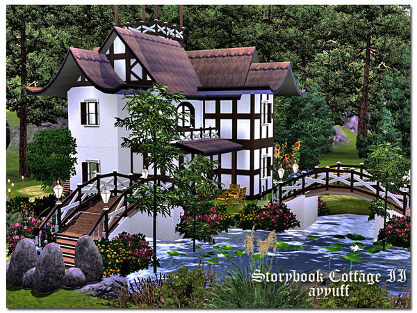 Sims 3 — Storybook Cottage II *Furnished* by ayyuff — 30x30 fully furnished