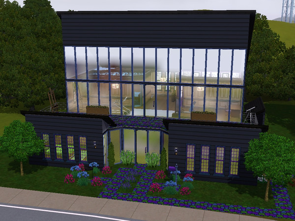 Sims 3 — The Rainbow House by alicia7tommy — This is a three story, four bedroom, two and a half bathroom house with a