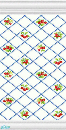 Sims 2 — Cherry Delight Set 2 - Cherry Delight Set 2 Tile Wall 1 by robbyngirl — Set of tile for your kitchen. Enjoy!